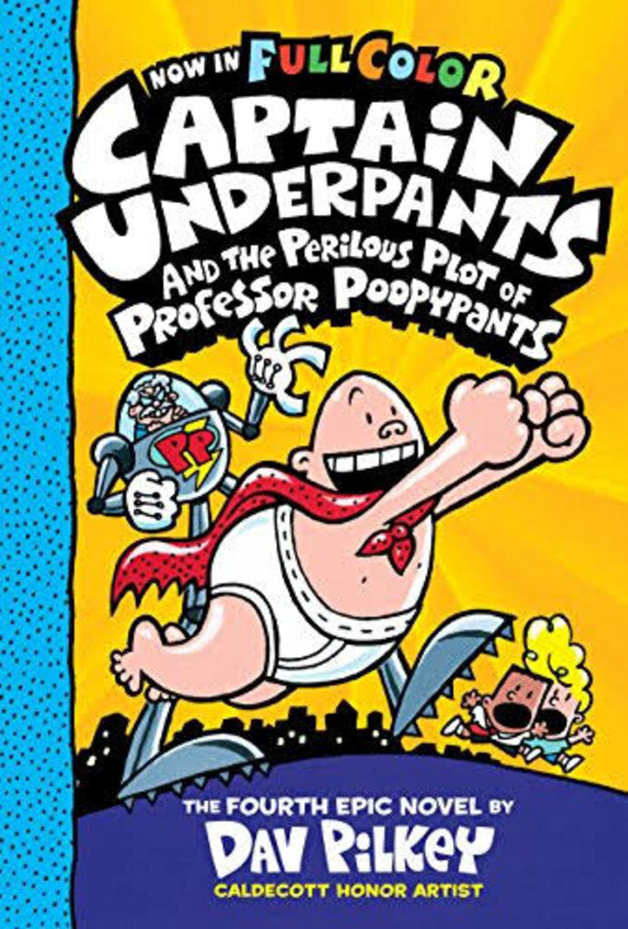 Captain Underpants #4 Professor Poopypants Color Hardcover