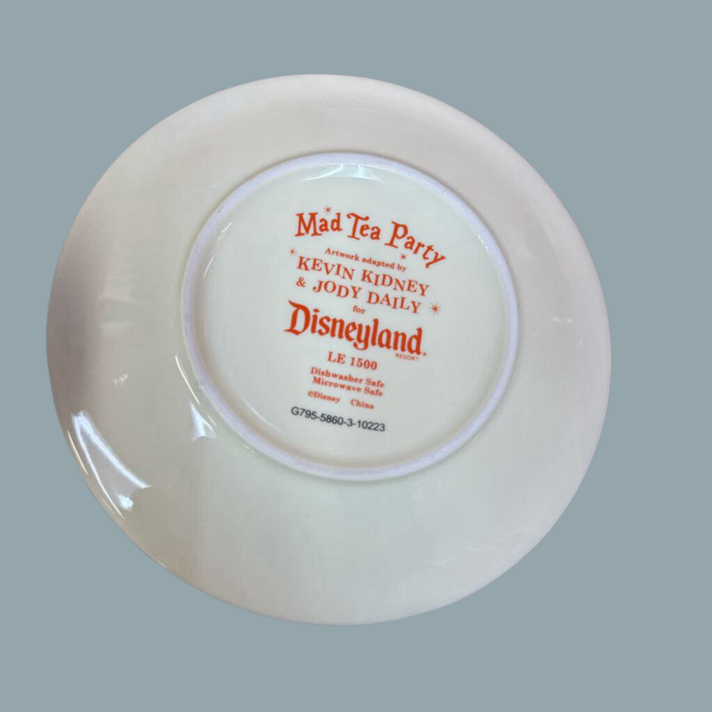 DISNEYLAND MAD TEA PARTY CUP/SAUCER