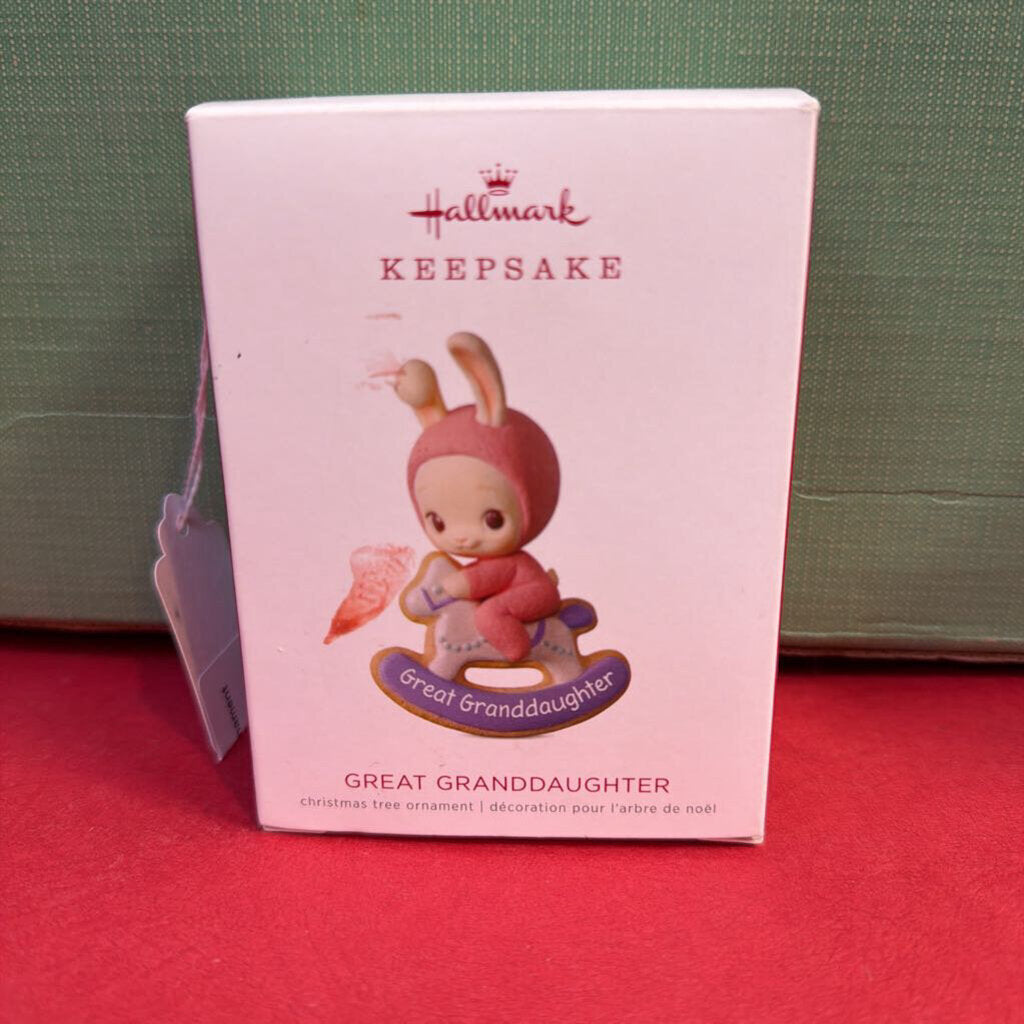 Hallmark Keepsake Ornament Great Granddaughter