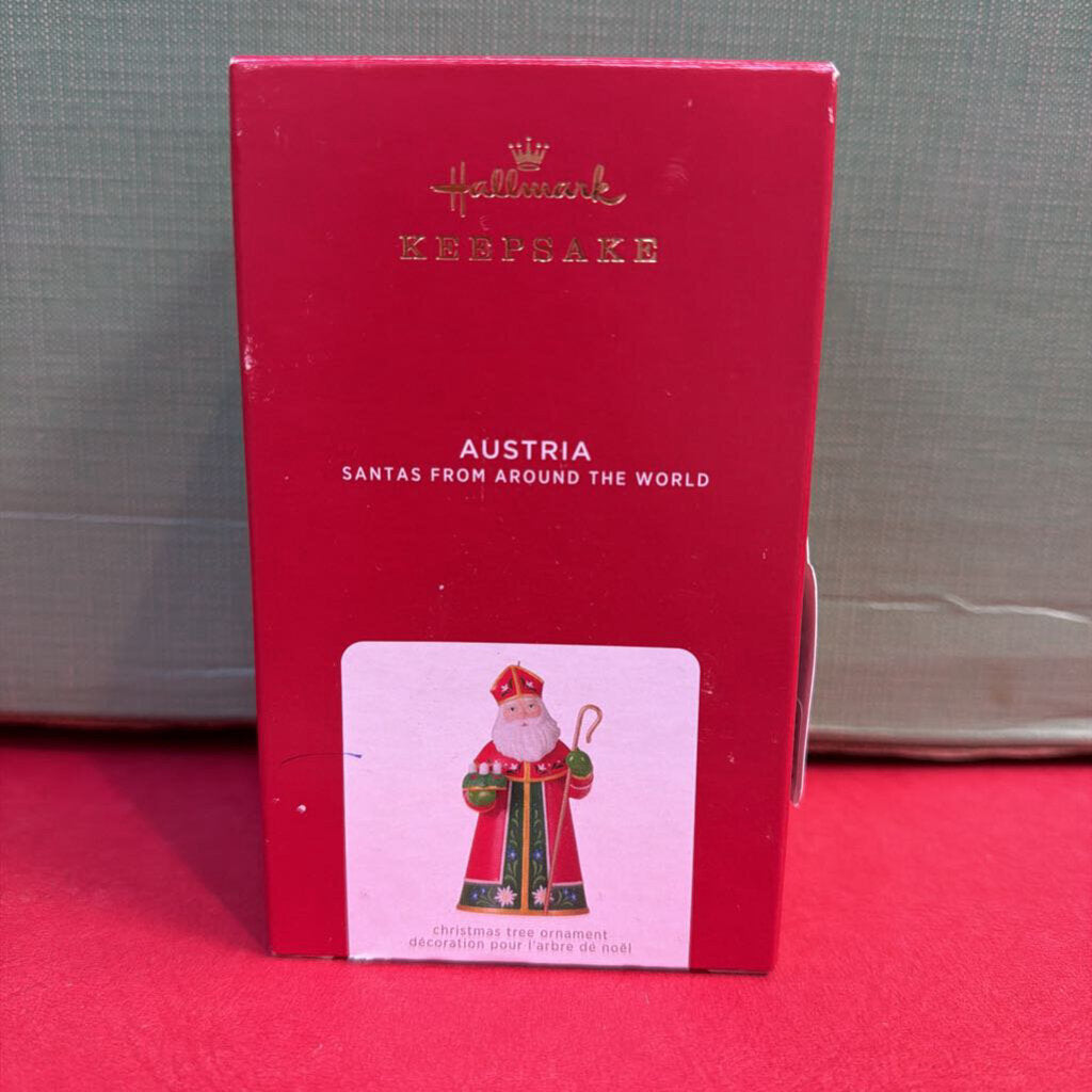 Hallmark Keepsake Christmas Tree Ornament - Austria Santa