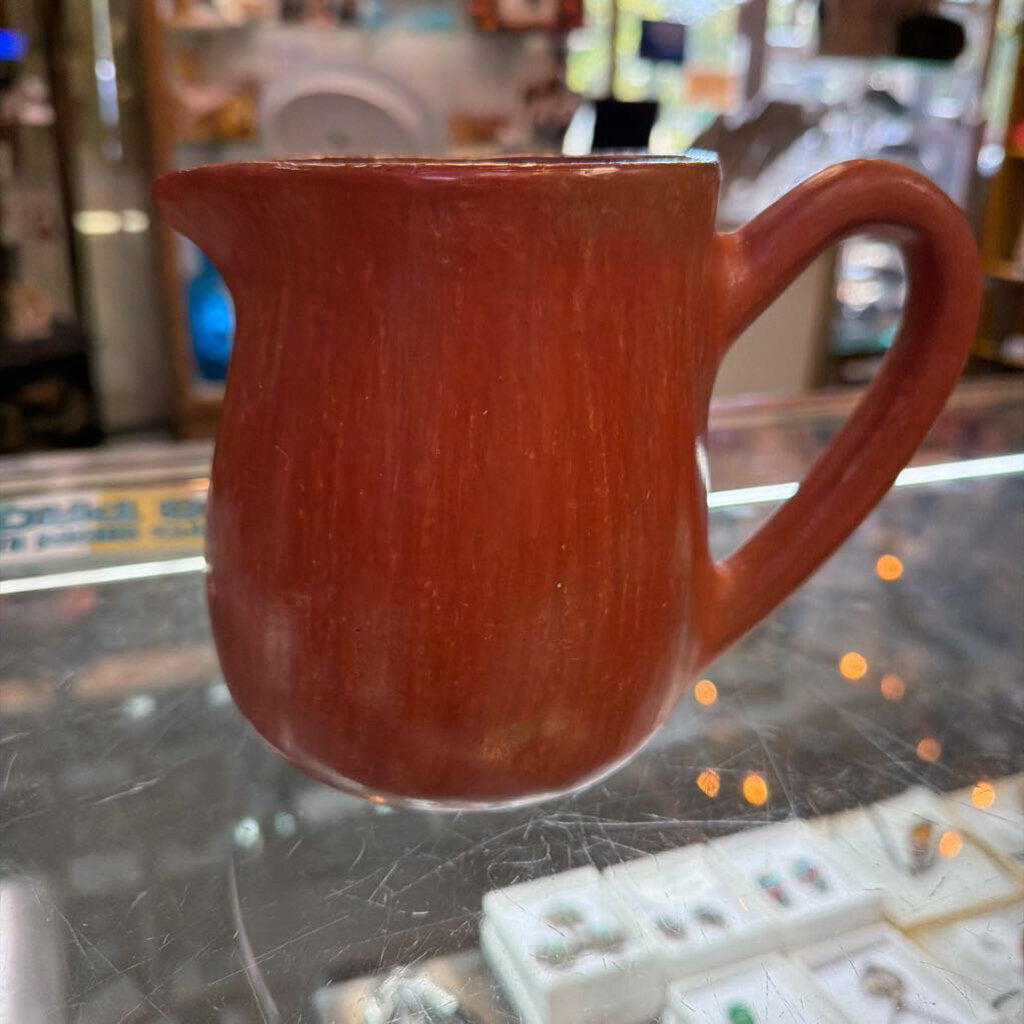 Vintage Rustic Pottery Pitcher