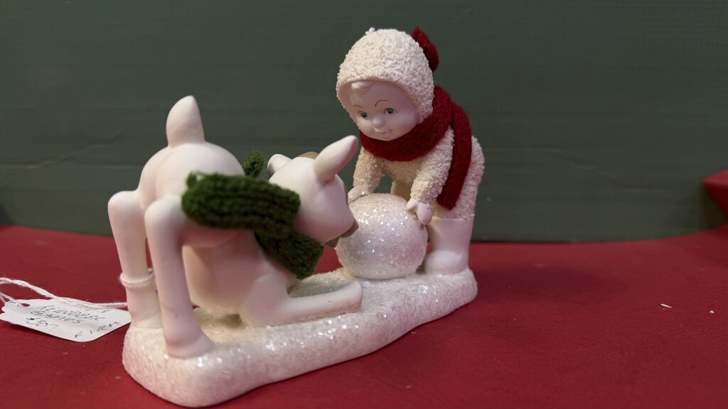 Snowbabies Reindeer Games Figurine