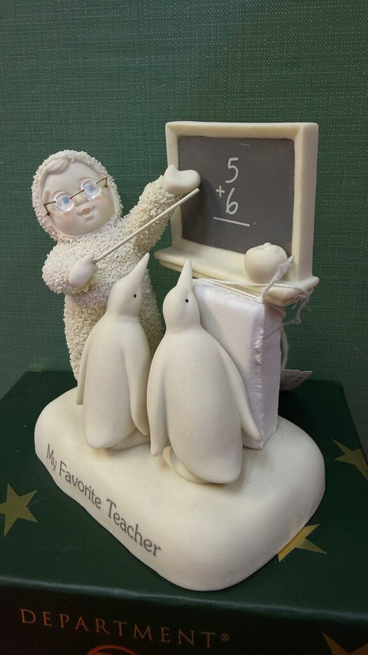 Snowbabies My Favorite Teacher Figurine