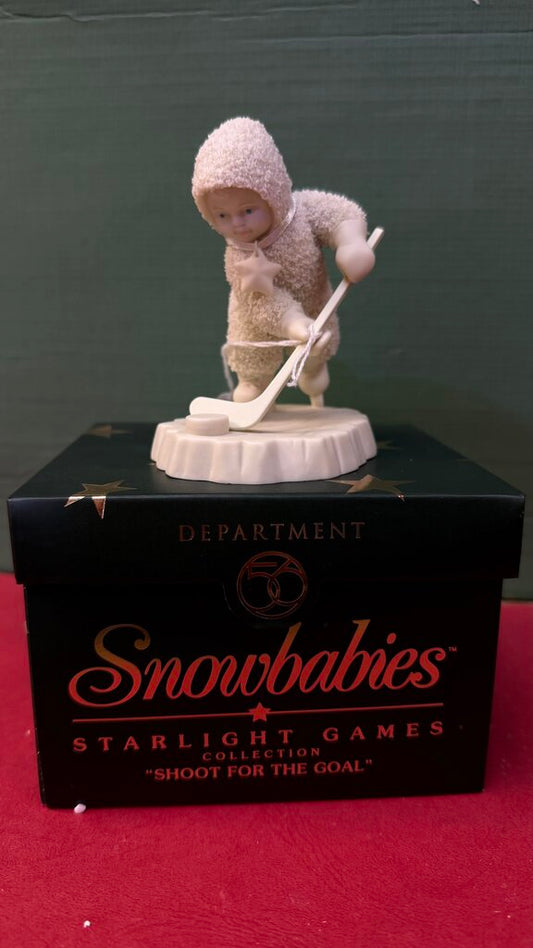 Snowbabies "Shoot for the Goal" Figurine