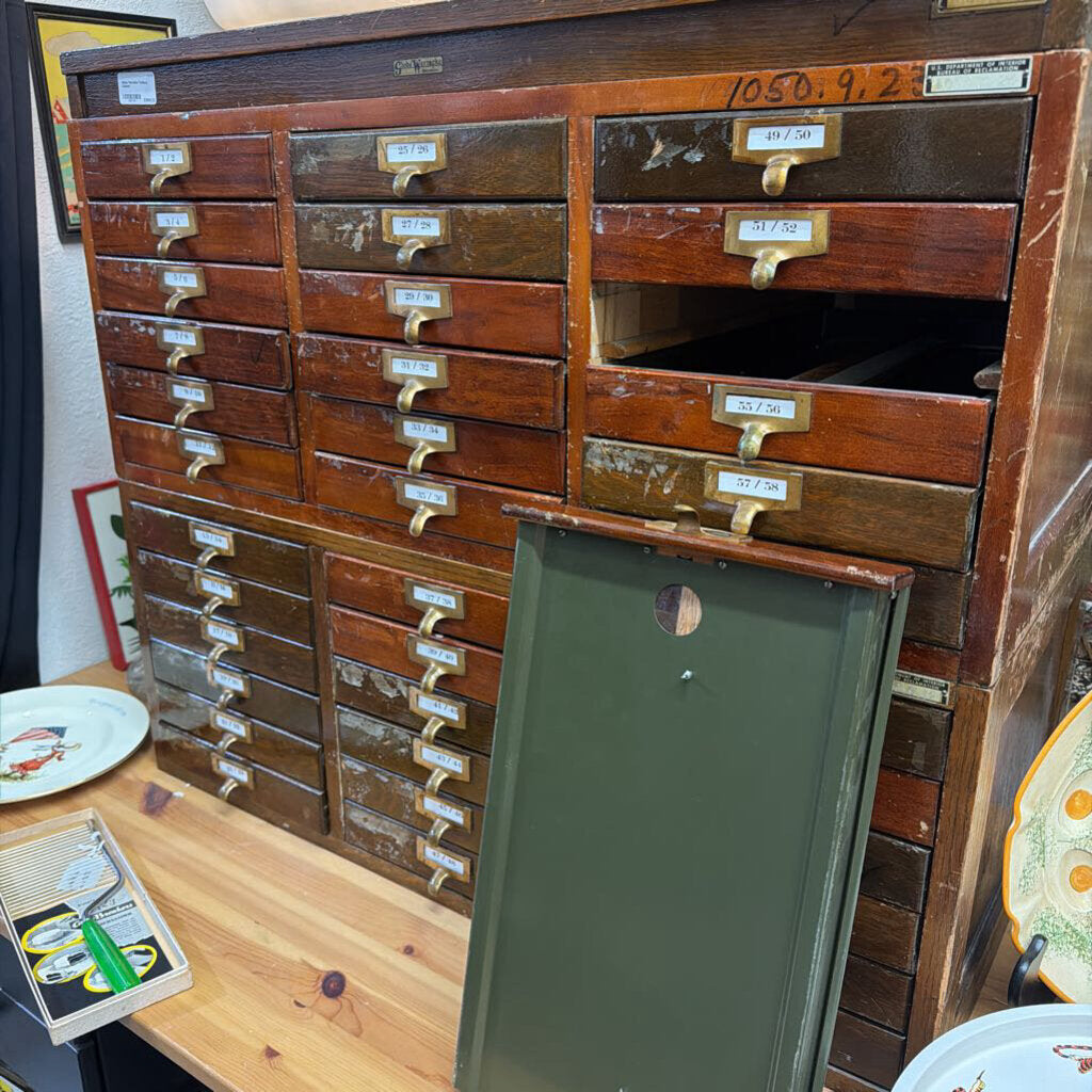 Vintage Globe-Wernicke Multi-Drawer Cabinet