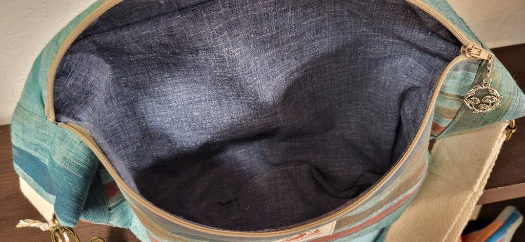 MENDED WING - Southwestern Stripe Lg. Belt Bag