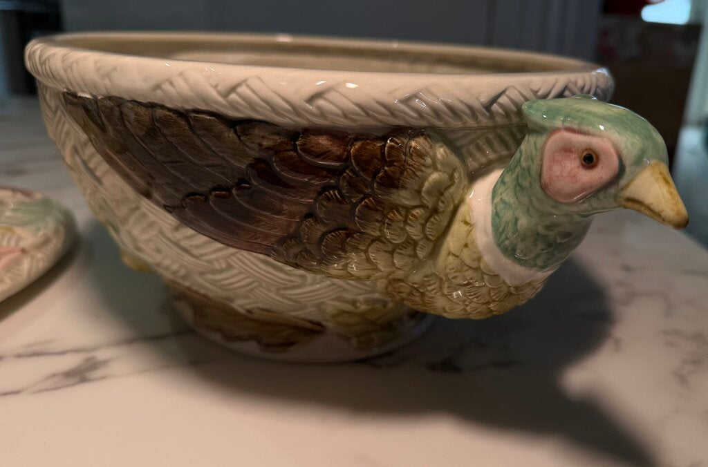 FITZ & FLOYD AUTUMN LEAVES TUREEN