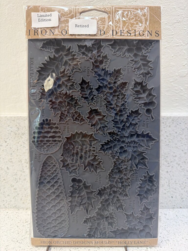Iron Orchid Designs Mould "Holly Lane"
