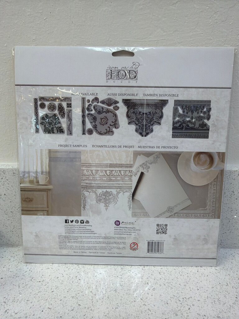 Iron Orchid Design Friffery Clear Stamps Set