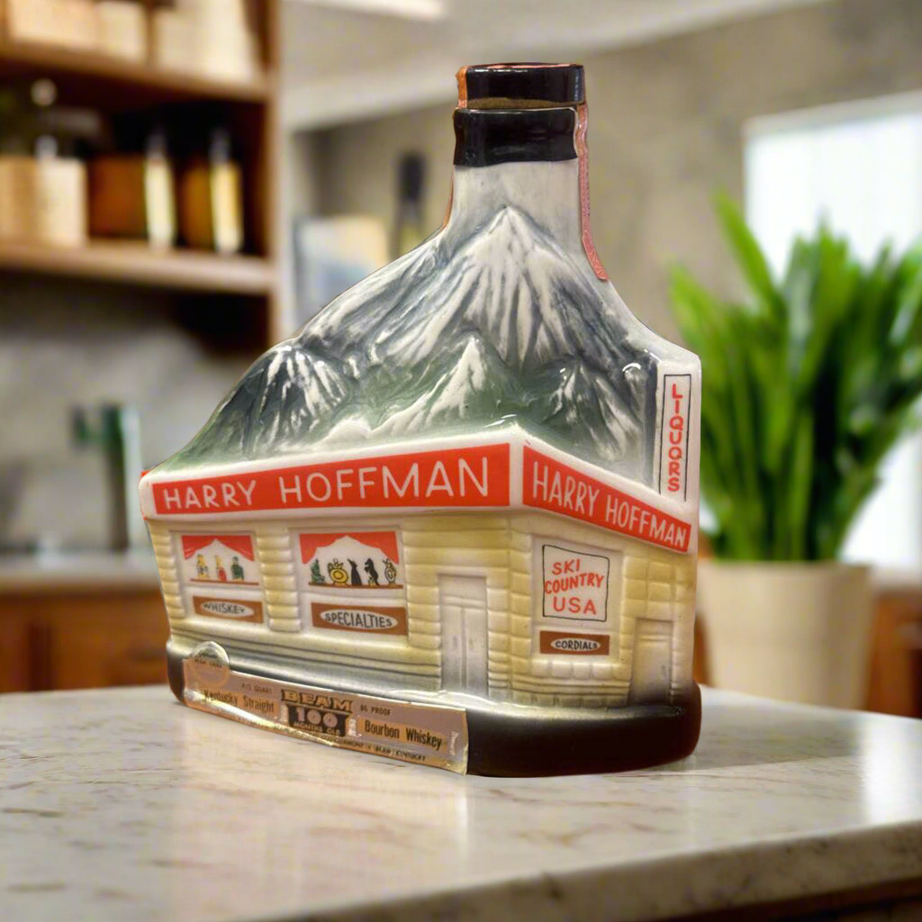 VTG: 1969 "HARRY HOFFMAN LIQUORS" JIM BEAM DECANTER