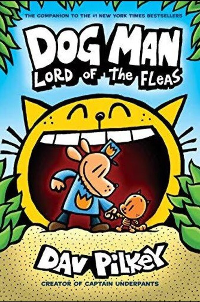 Dog Man Lord of the Fleas #5 Dav Pilkey Hardcover