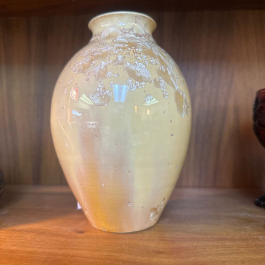 VTG. CRYSTALLINE GLAZE VASE