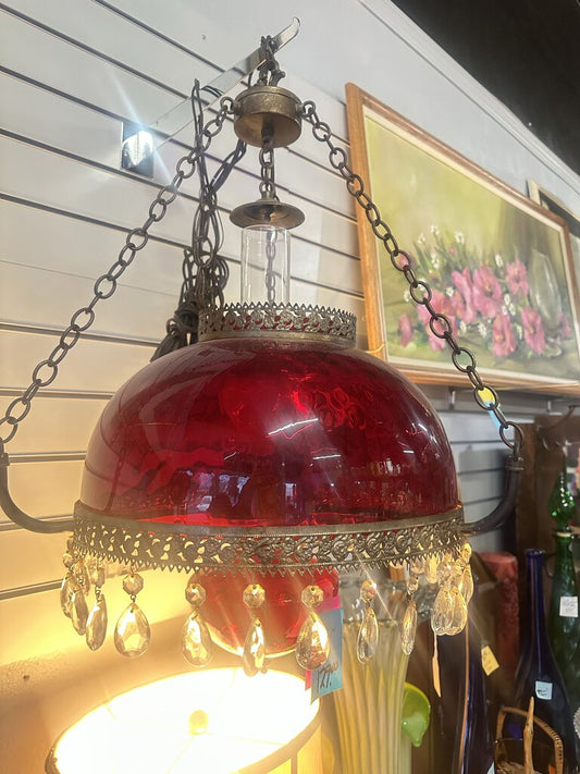 RED HANGING LAMP
