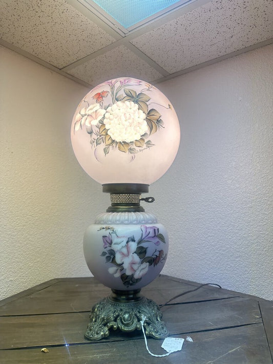 ANTIQUE FLORAL GLOBE LAND