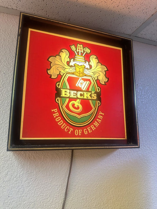 BECKS BEER SIGN