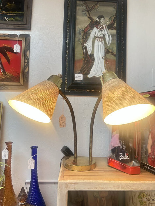 MCM DOUBLE DESK LAMP