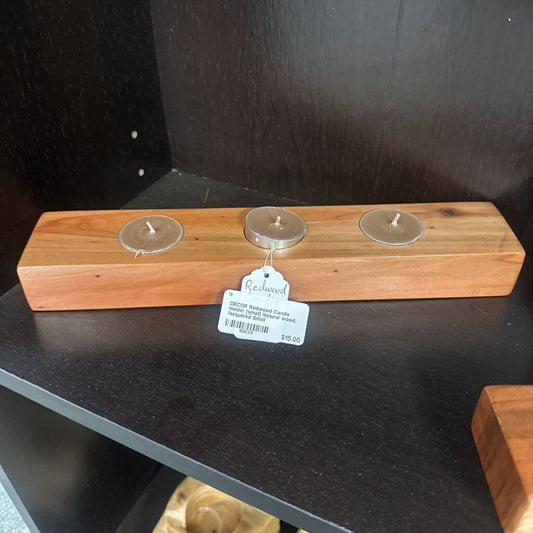 Redwood Candle Holder (small)