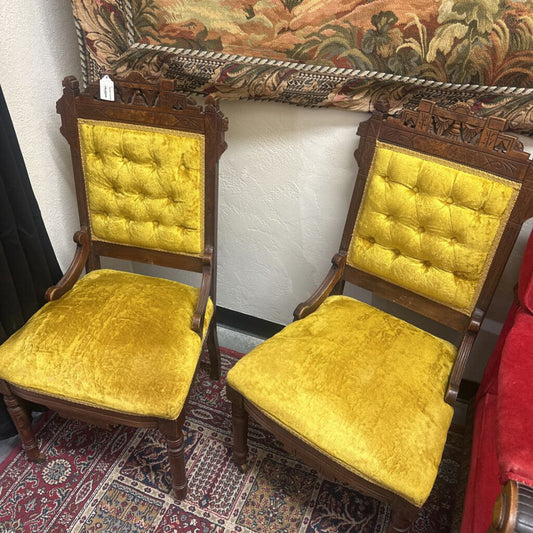 ANTIQUE CHAIR SET OF 2