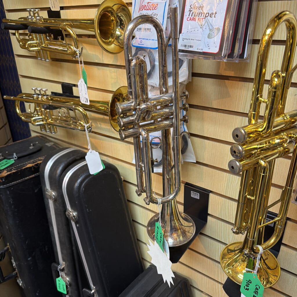 Blessing Scholastic Silver-Plated Bb Trumpet Fully Serviced
