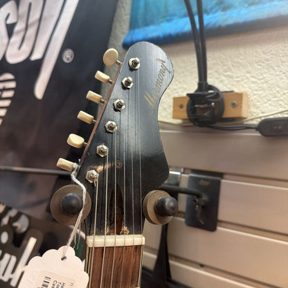 1965 Harmony Silvertone Tobacco Sunburst Electric Guitar w/ Original Case