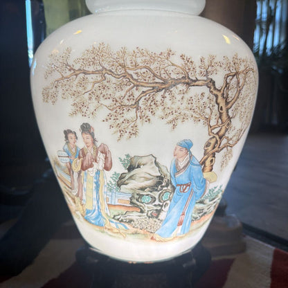 Asian Lamp Table