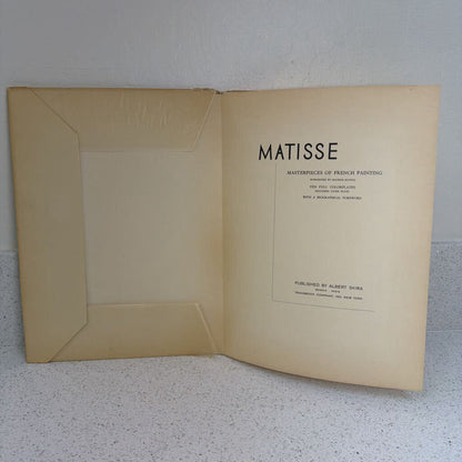 Matisse Art Book