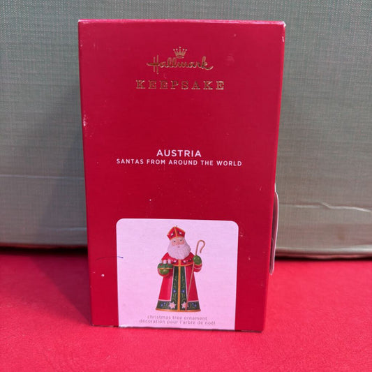 Hallmark Keepsake Christmas Tree Ornament - Austria Santa