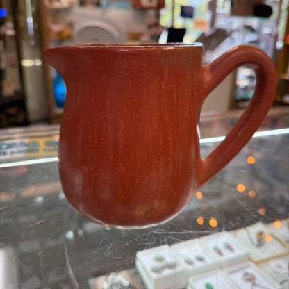 Vintage Rustic Pottery Pitcher