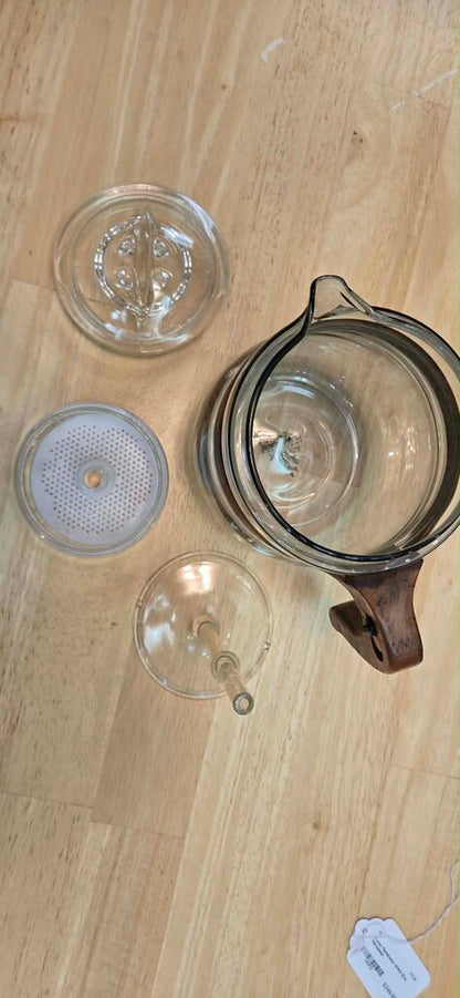 Pyrex Flameware WW2 Era Percolator