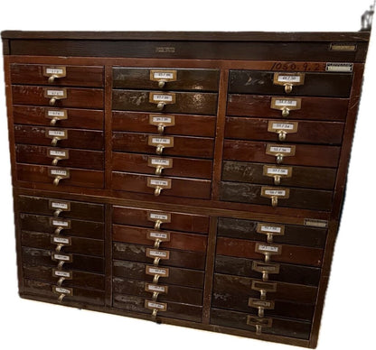 Vintage Globe-Wernicke Multi-Drawer Cabinet