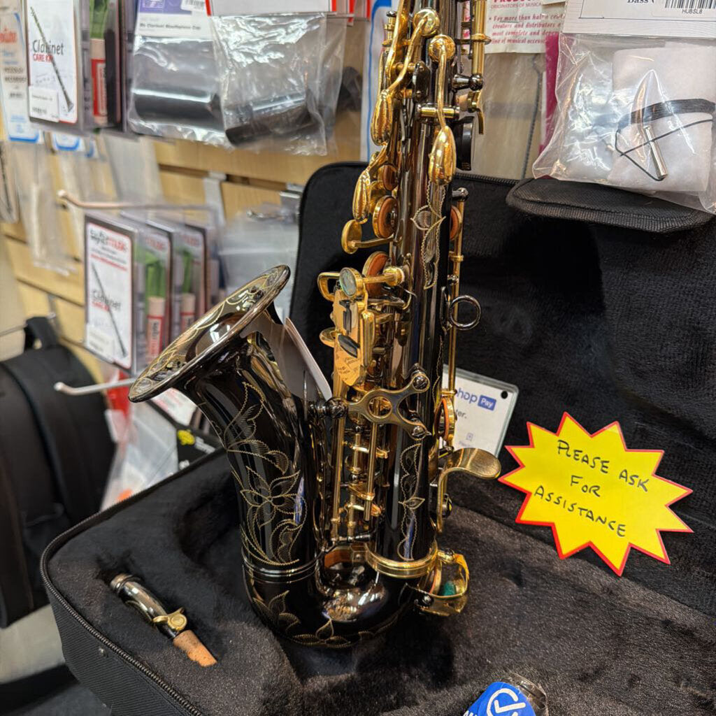 Yanagisawa Curved Soprano Sax Black & Gold Edition