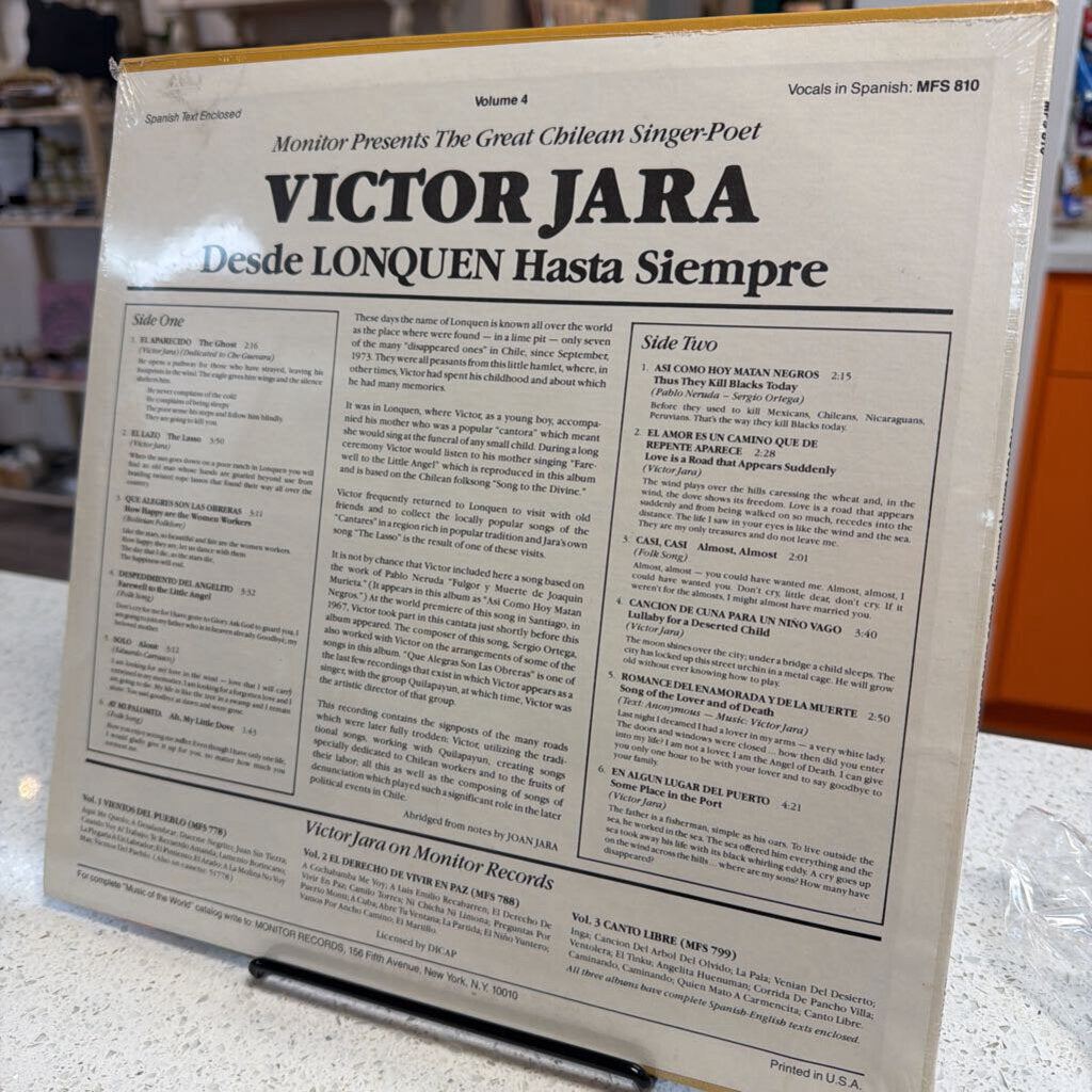 VICTOR JARA-Volume 4: Desde Lonquen Hasta Siempre