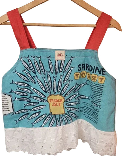 MENDED WING - Trader Joe's Bag Top - SIZE Sm/Med