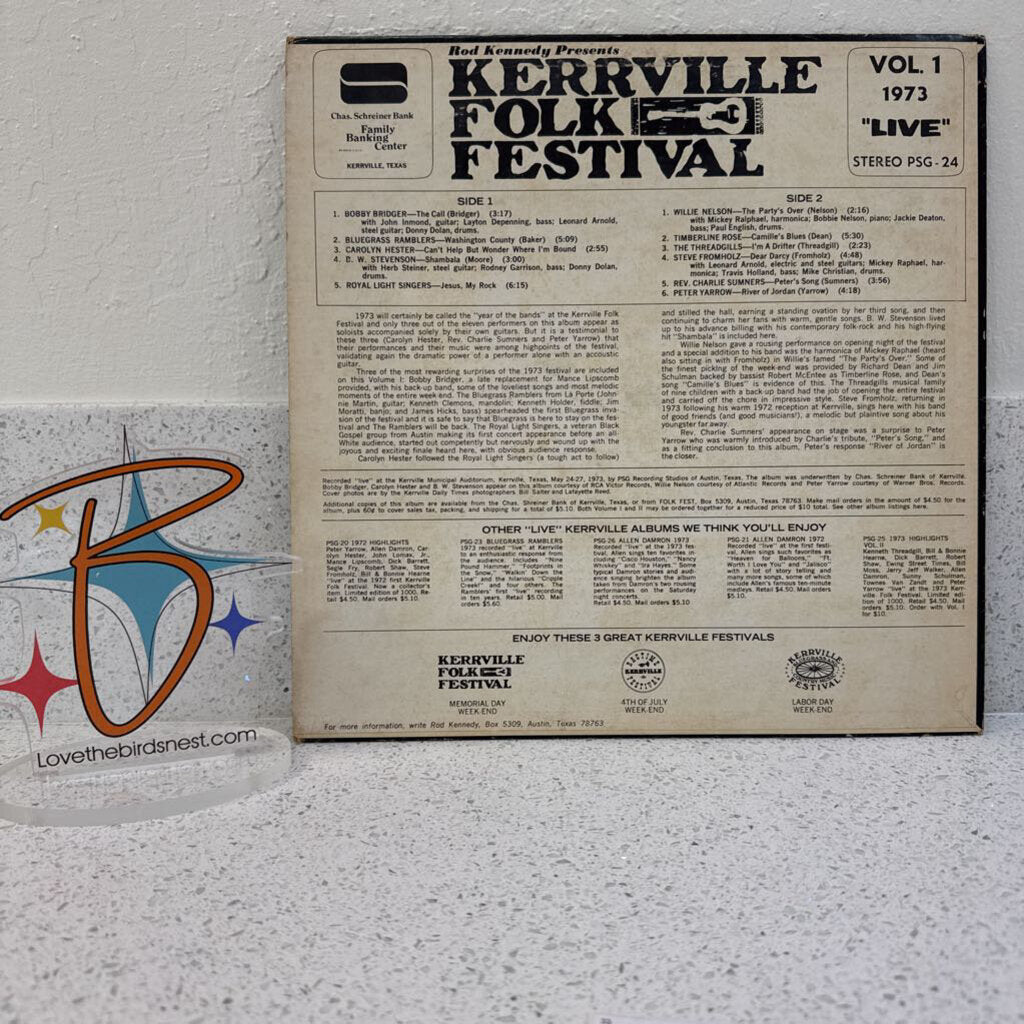 VARIOUS-Kerrville Folk Festival Live 1973 Volume One