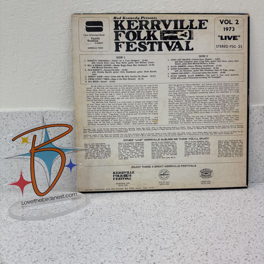 VARIOUS-Kerrville Folk Festival Live 1973 Volume Two