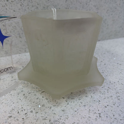 Vntg Frosted Pagoda Fairy Lamp Base Only #5519