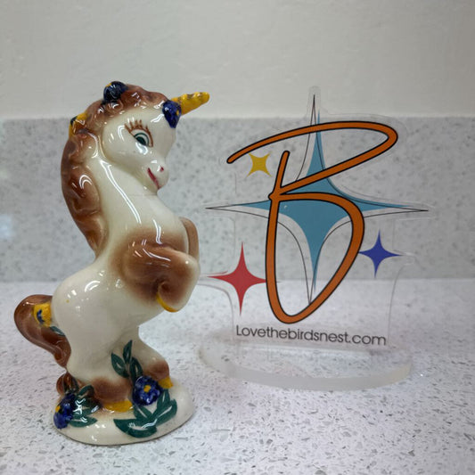Vintage Vernon Kilns Disney Fantasia Unicorn #15 1940 Rearing (AS IS)