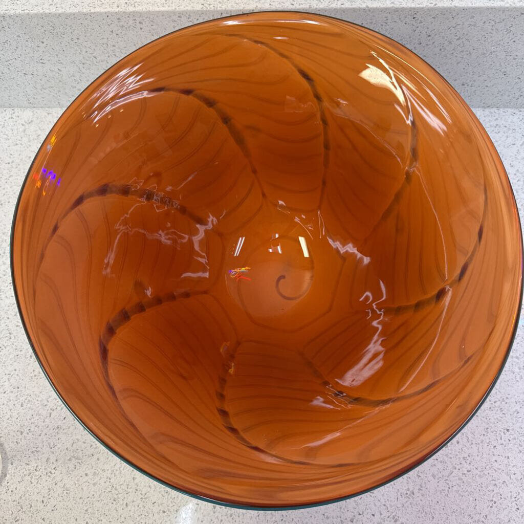 Hand Blown signed Bowl
