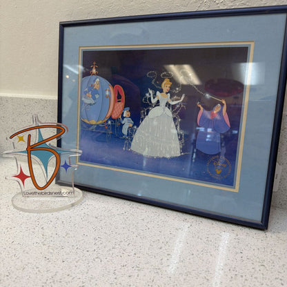 CINDERELLA LITHOGRAPH IN FRAME