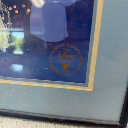 CINDERELLA LITHOGRAPH IN FRAME