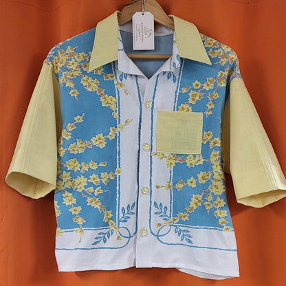 MENDED WING - Women's Cropped Shirt - SIZE M
