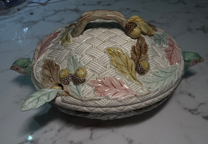 FITZ & FLOYD AUTUMN LEAVES TUREEN
