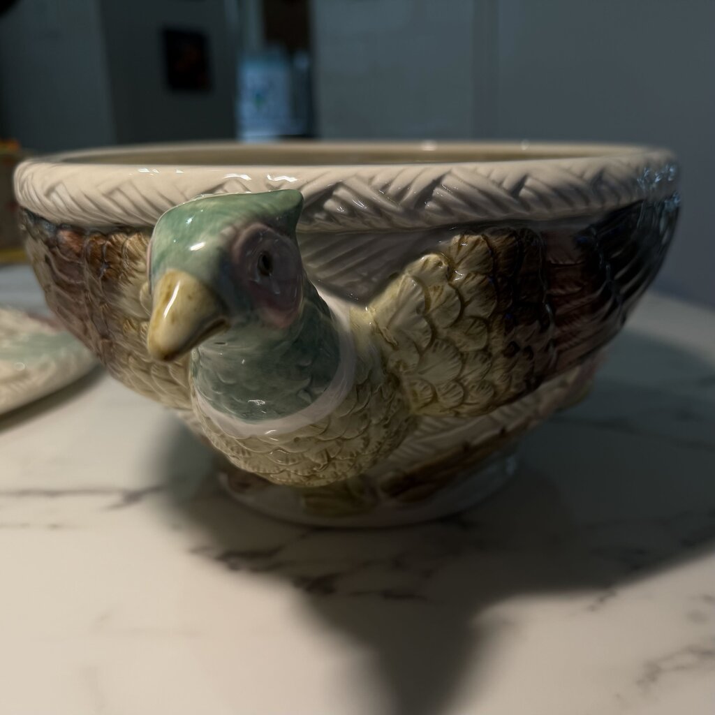 FITZ & FLOYD AUTUMN LEAVES TUREEN