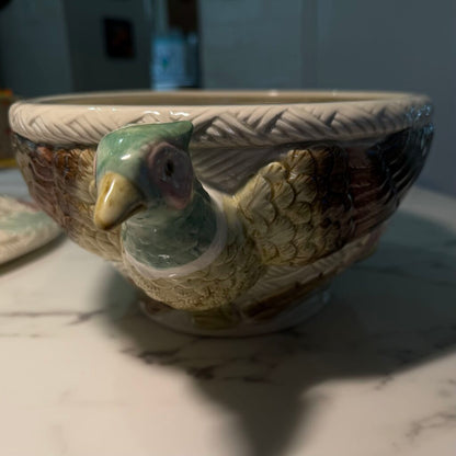FITZ & FLOYD AUTUMN LEAVES TUREEN
