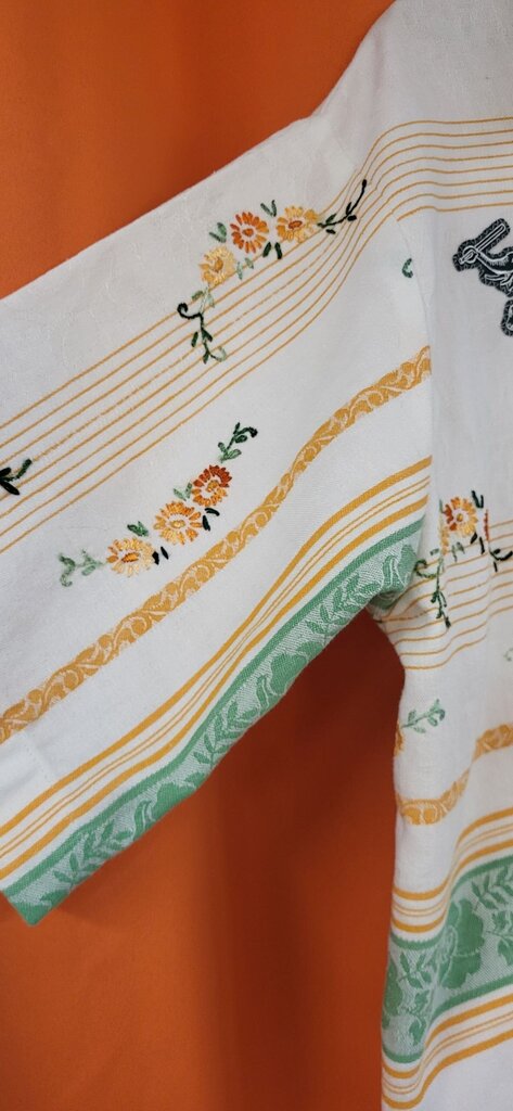 MENDED WING - Athletics Embroidered Tablecloth Jersey - Women's Crop - SIZE XL