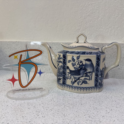 Burton and Aves Transferware Teapot