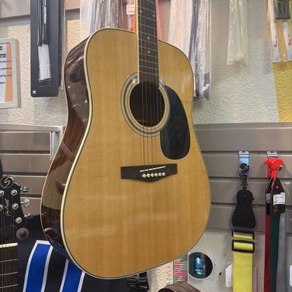 Vintage Marlboro Rewards Acoustic Guitar Natural with Bag