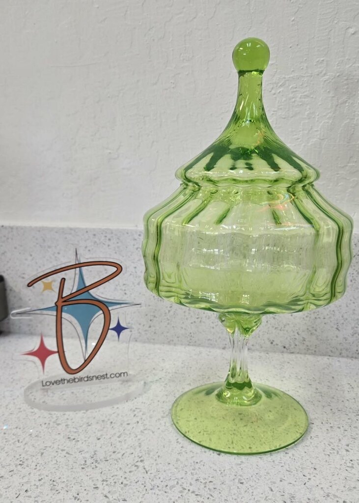 Vintage Empoli "Circus Tent" Apothecary - Uranium