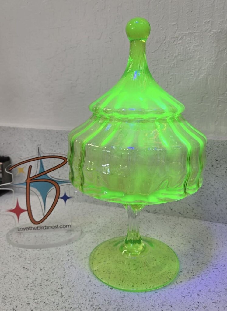 Vintage Empoli "Circus Tent" Apothecary - Uranium