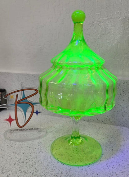 Vintage Empoli "Circus Tent" Apothecary - Uranium
